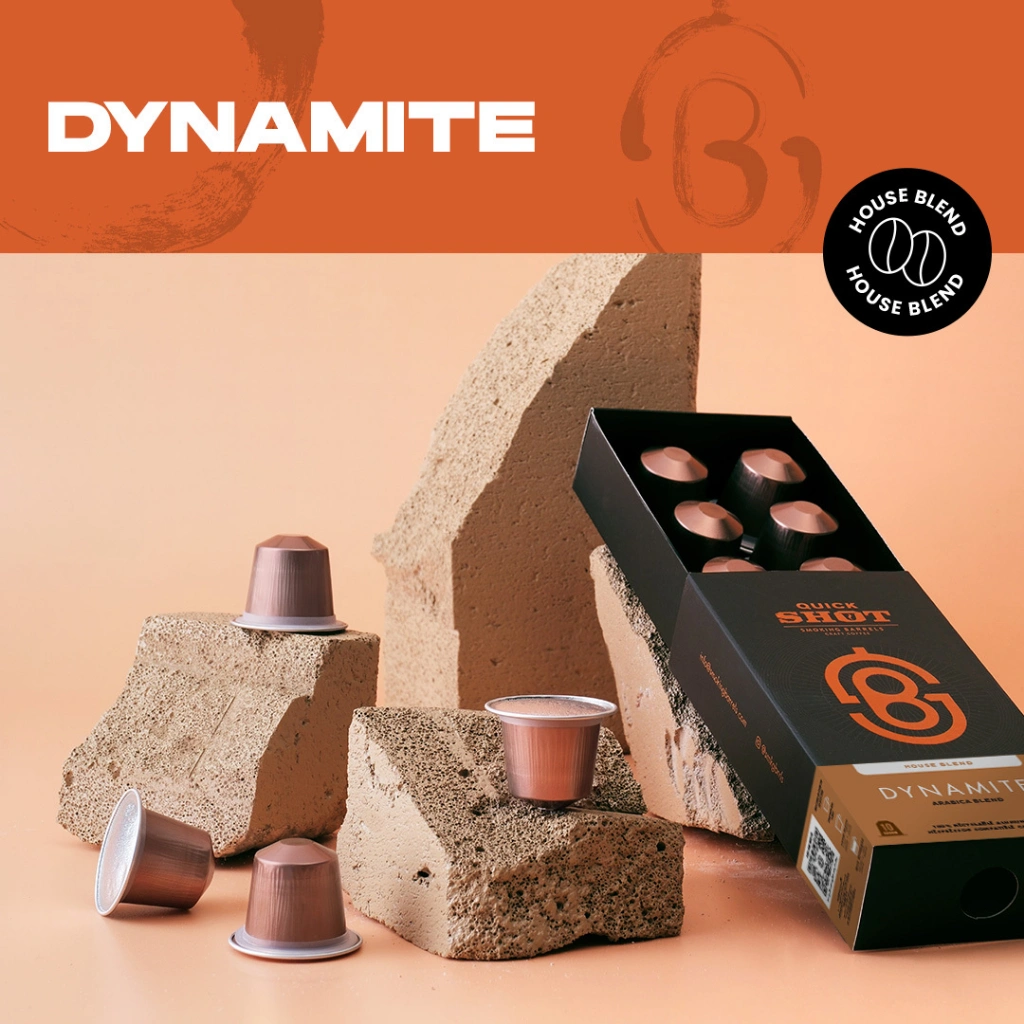 Quick Shot Coffee Capsule - Dynamite (Kopi Kapsul) - SB Craft Coffee