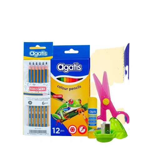 Agatis - Paket Alat Tulis Mewarnai Anak TK /PAUD/SD - Hampers kado ulangtahun