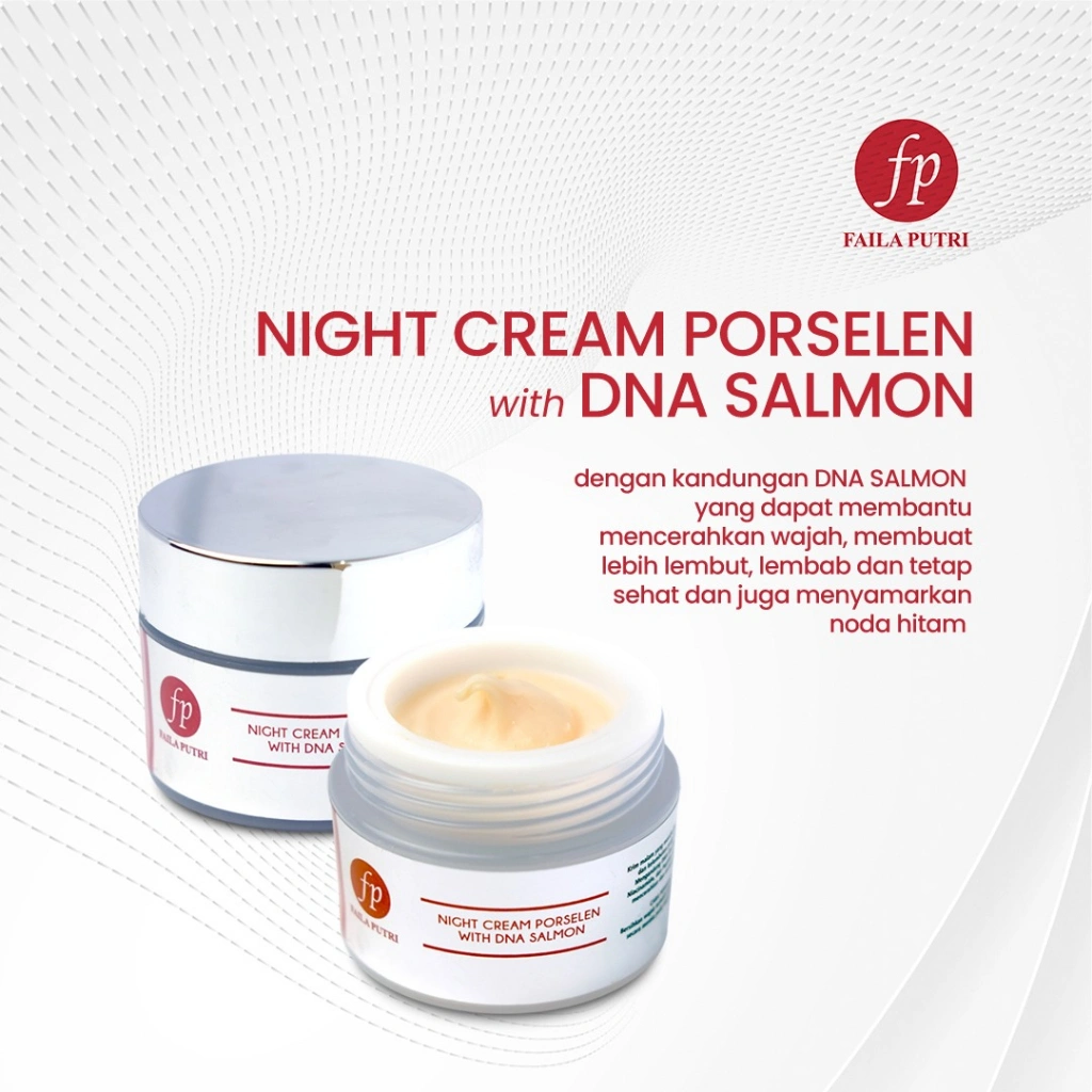 FAILA PUTRI Night Cream Porselen With DNA Salmon