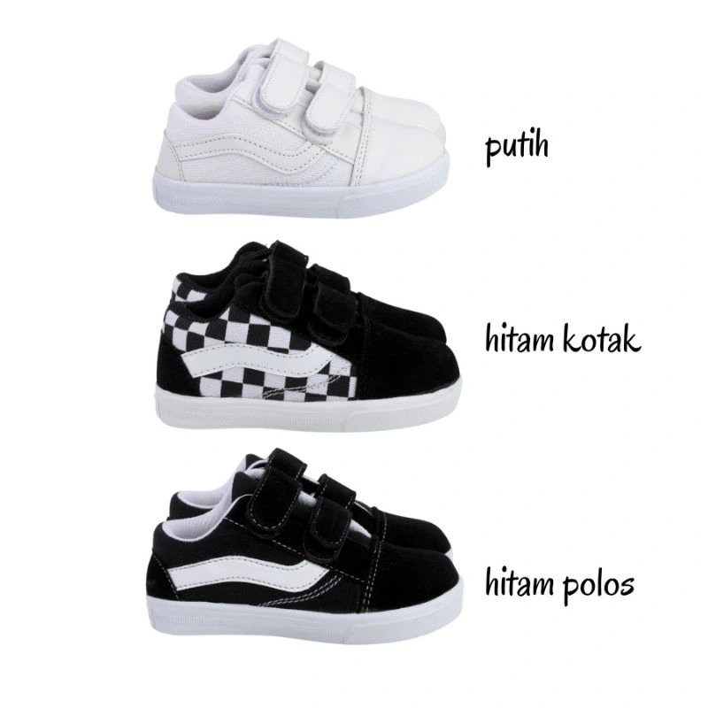 Sepatu Anak Laki Laki Perempuan 1 2 3 Tahun COD Canvas Suede Ringan Murah