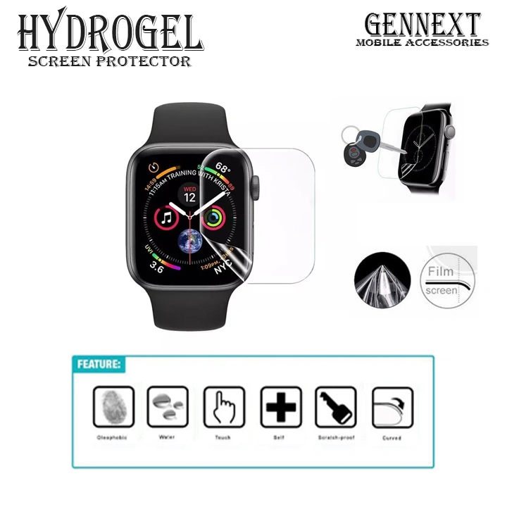 Gennext Hydrogel Xiaomi Redmi Mi Smart Watch Band 2 2lite 2Pro S3 S4 S4Sport 3 4 5 7 8 8Pro 5Lite 5active 8Active 9 9pro 9active 10 Active Lite Pro Sport Smartband Smartwatch Anti Gores Jam Tangan Jelly Full Screen