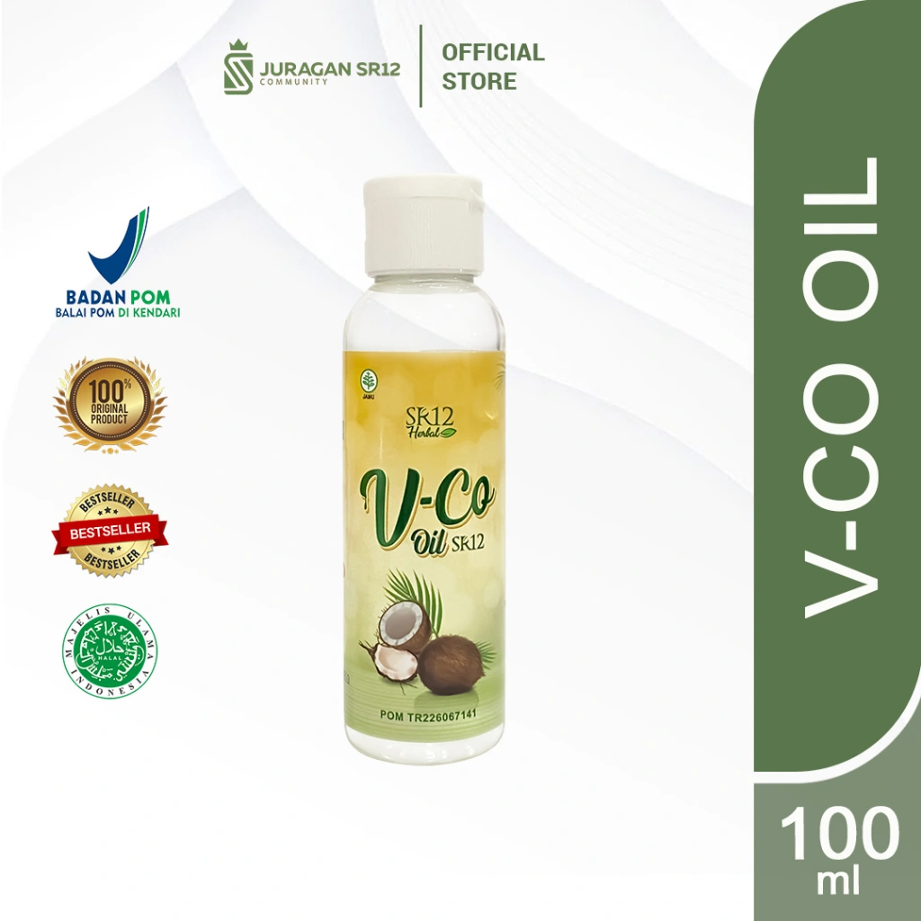 IMUN BOOSTER !! VCO MINYAK KELAPA MURNI SR12 / VICO VIRGIN COCONUT OIL 100ml