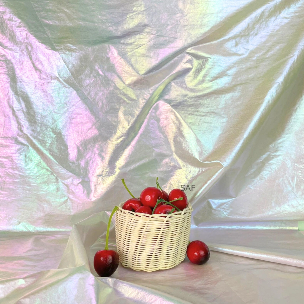 SAF Kain backdrop Reflektif Hologram - napkin Props photography