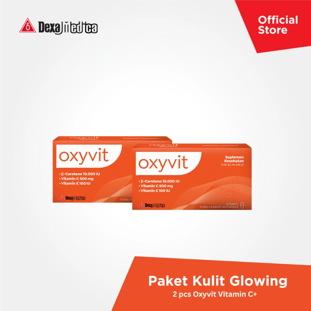 Paket Kulit Glowing | Oxyvit Multivitamin C E A