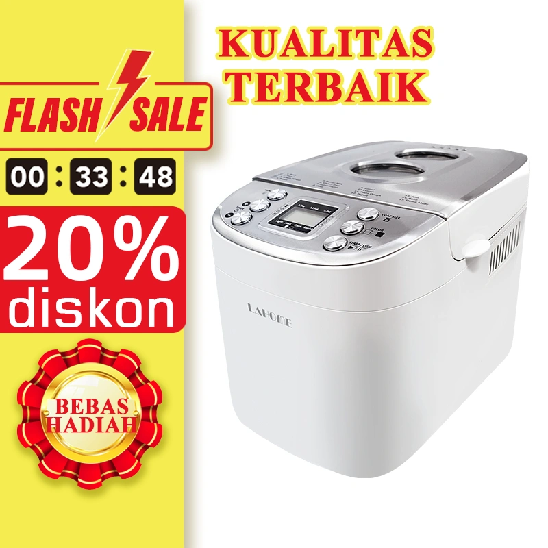 Mesin Pembuat Roti Multi Auto Digital 19 In 1 Mesin Adonan Bebas Gluten Yogurt Jam Cake Bread Maker Machine On Sale Automatic 15 In 1 Intelligent Digital Smart Gluten Free Dough Machine Bake 2lb / 3lb