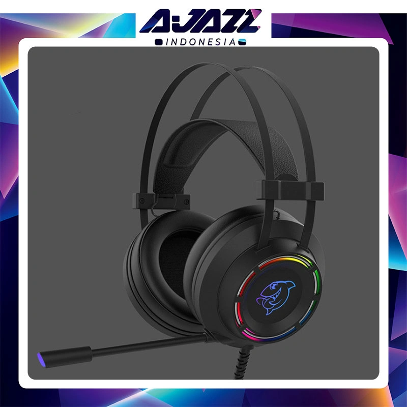 Ajazz x Douyu DHG160 Gaming Headphone Soft Earpads + Mic Wired