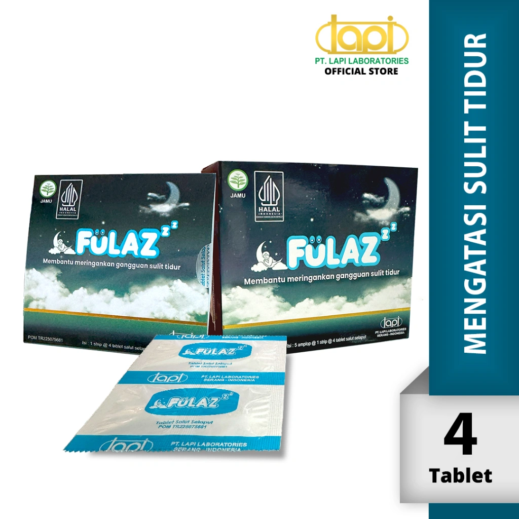 Fulaz Tablet - Mengatasi Sulit Tidur