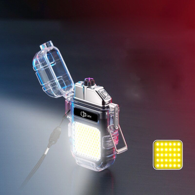 Korek Api Elektrik Pulse Plasma  Waterproof LED Recharge LBX Lighter
