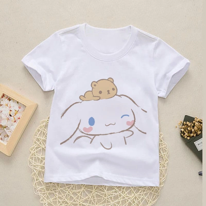 Herlin Collection_Kaos Atasan Kekinian Cinamoroll editions_Kaos Anak dan Dewasa