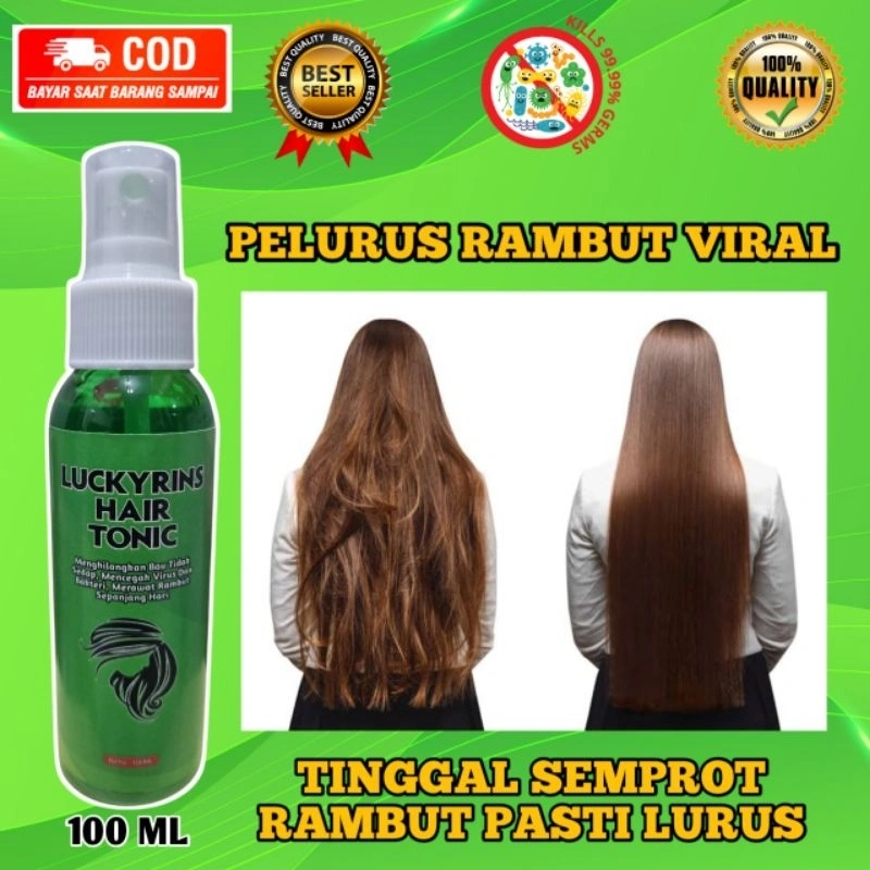 PELURUS RAMBUT PERAWATAN RAMBUT LUCKYRINS HAIR TONIC