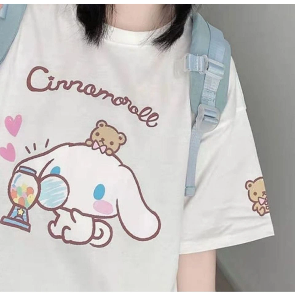 Herlin Collection_Kaos Kekinian Cinamorol Candy Suga_Kaos Anak dan Dewasa