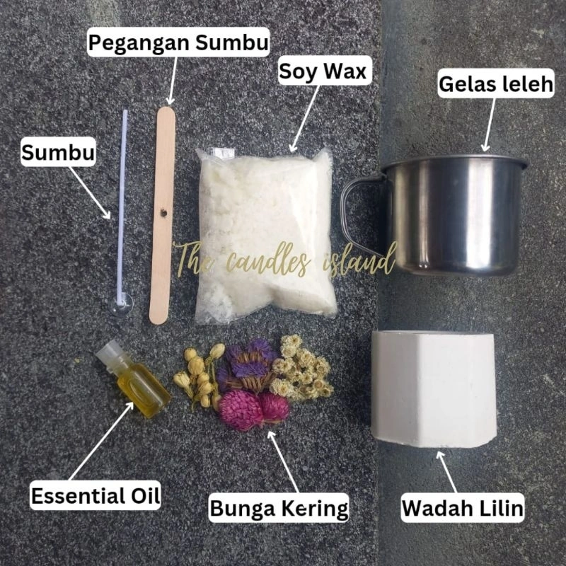 DIY Lilin Aromaterapi-paket membuat lilin|| Aromatherapy candle kit
