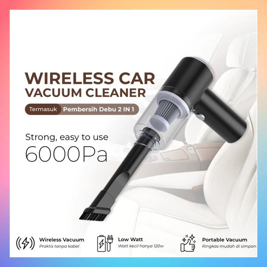 Vacuum Cleaner Portable Tanpa Kabel Penyedot Debu Mobil High Quality Vakum Cleaner Wireless