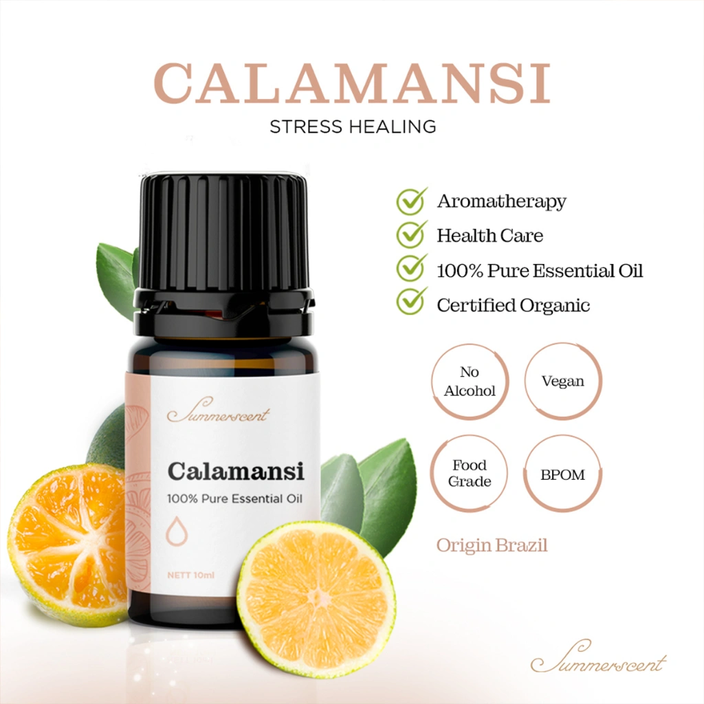 Essential Oil Calamansi - Summerscent Pengharum 10 ML - Aromaterapi Organic