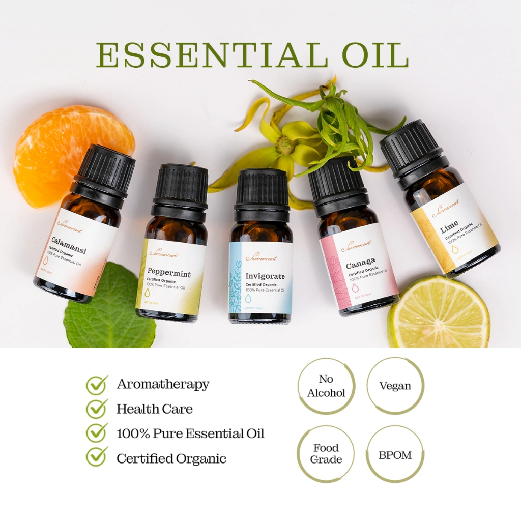 Essential Oil  Aromaterapi- Summerscent Pengharum 10 ML - Aromaterapi Organic