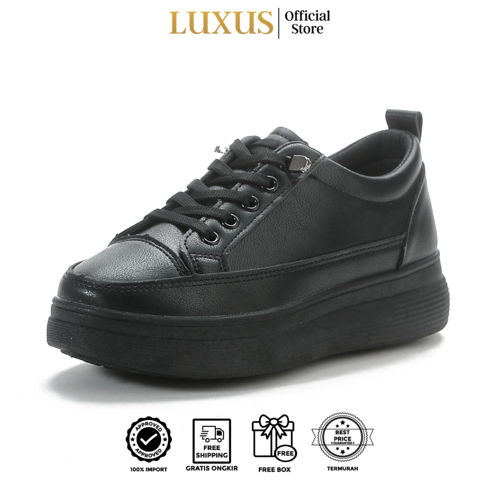Luxus Minji Sepatu Sneakers Sepatu Wanita Tali Quality- Lx190
