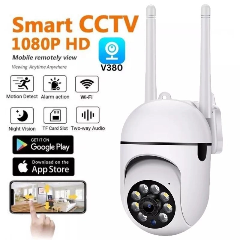 CCTV Wifi V380 Pro Kamera CCTV Outdoor 8Mp Full HD IP Camera 1080P PTZ