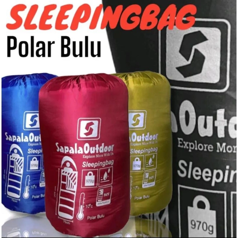 Sleepingbag Polar Bulu Sapala Outdoor - Waterproof