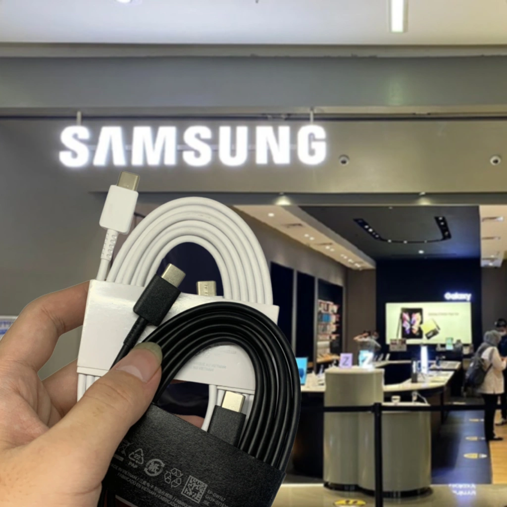Kabel Data Samsung 2 Meter Tipe C to C 65Wat 45Wat 25Wat 35Wat Super Fast Charger Original / Pengisian Daya Super Cepat Ori