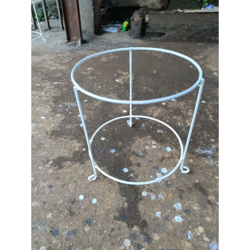 Diameter 25cm/Rak Bunga Besar/Alas Rak Pot Bunga/Dudukan Rak Vas/Tempat Rak Bunga/Informa/Standing Pot/Rak Serbaguna Minimalis