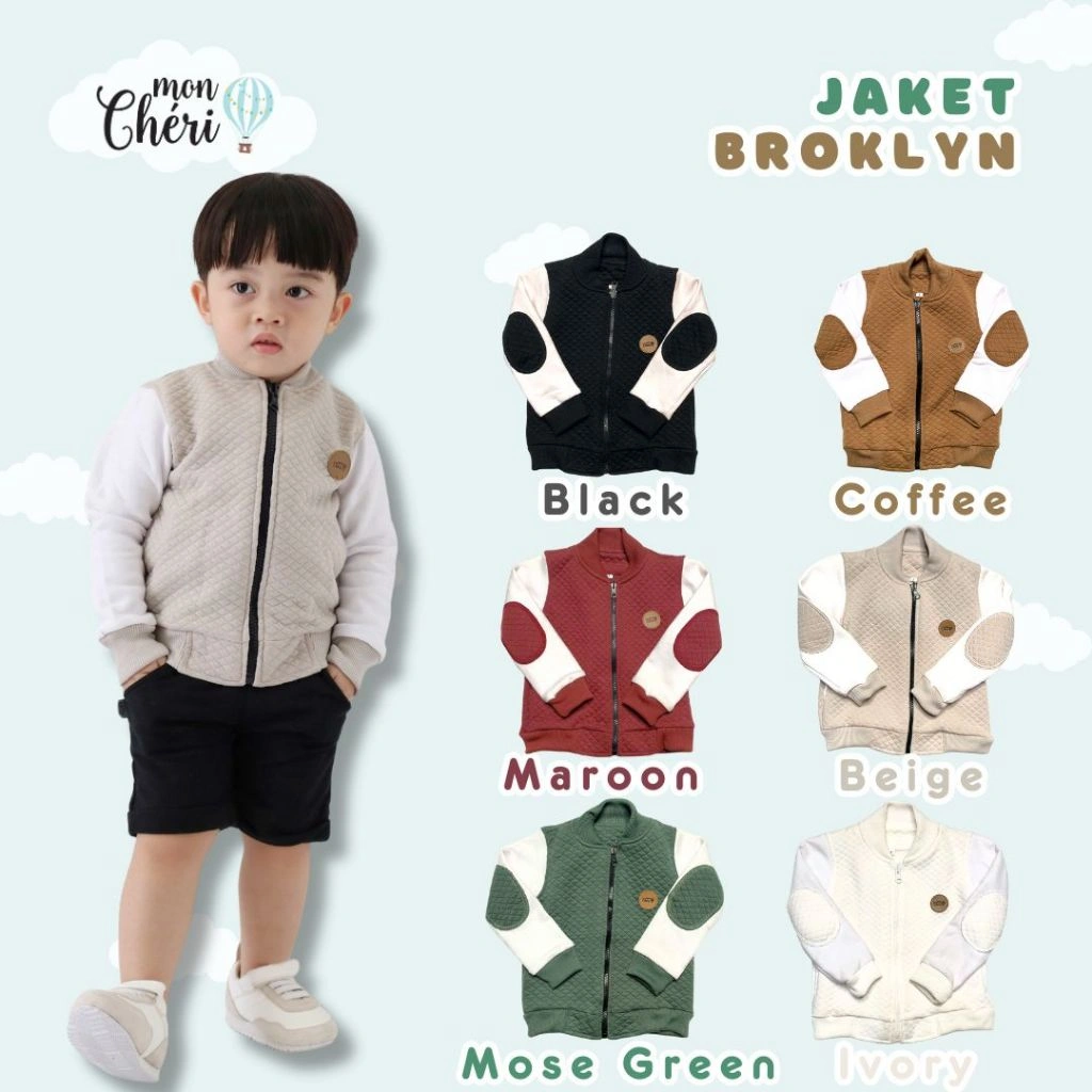 Mon Cheri Jaket anak laki laki Brooklyn