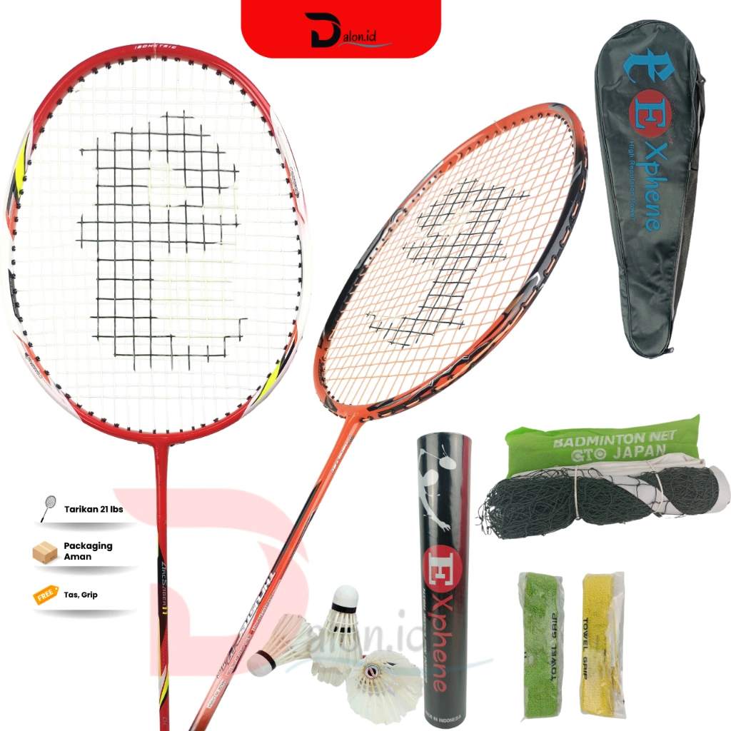 Raket Badminton Murah Shuttlecock/Kok Bulutangkis Tas Badminton - Handgrip - Net Badminton