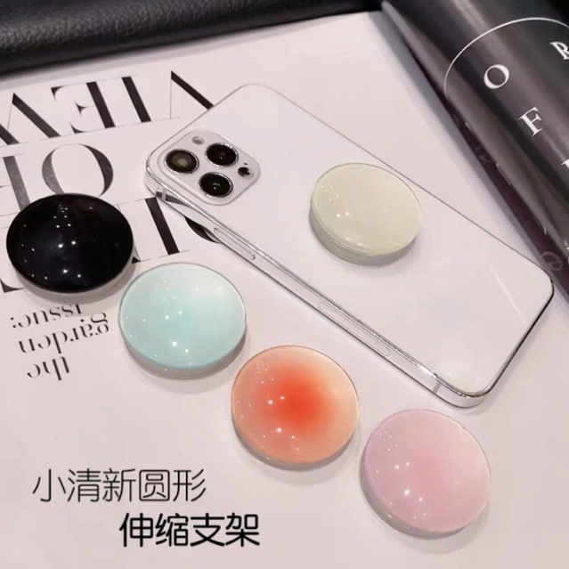 LITTLE DAISY | Premium Phone Holder Cute Round Aesthetic / Stand HP 360 Korean Griptok / New Griptok / Daily Griptok Stand HP Pegangan HP Motif Polos /Smart Tok Lucu/Phone Holder Semua Jenis HP