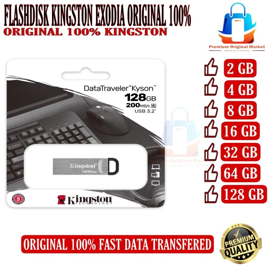 Flashdisk Kingston Exodia USB 3.2 Flash Drive Original 100%