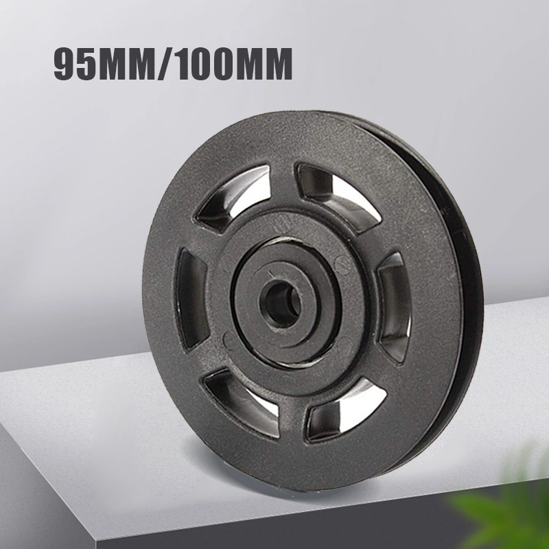 95mm/100mm Roda Katrol Bearing Roda Pulley Home Gym Untuk Peralatan Gym