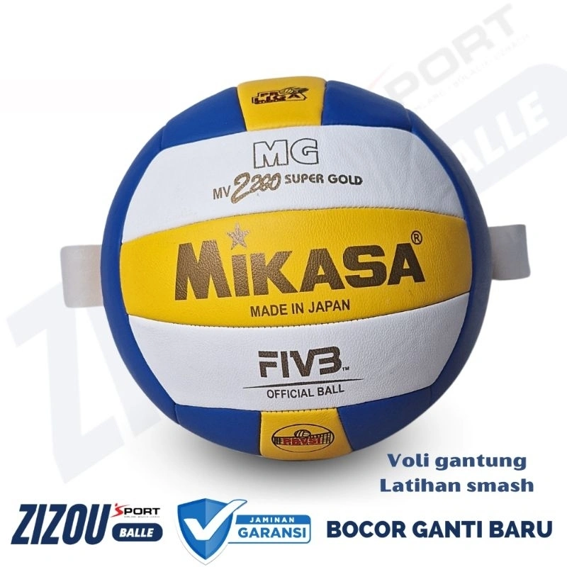 Bola voli gantung voly volley latihan smash MIKASA MV2200 supergold premium