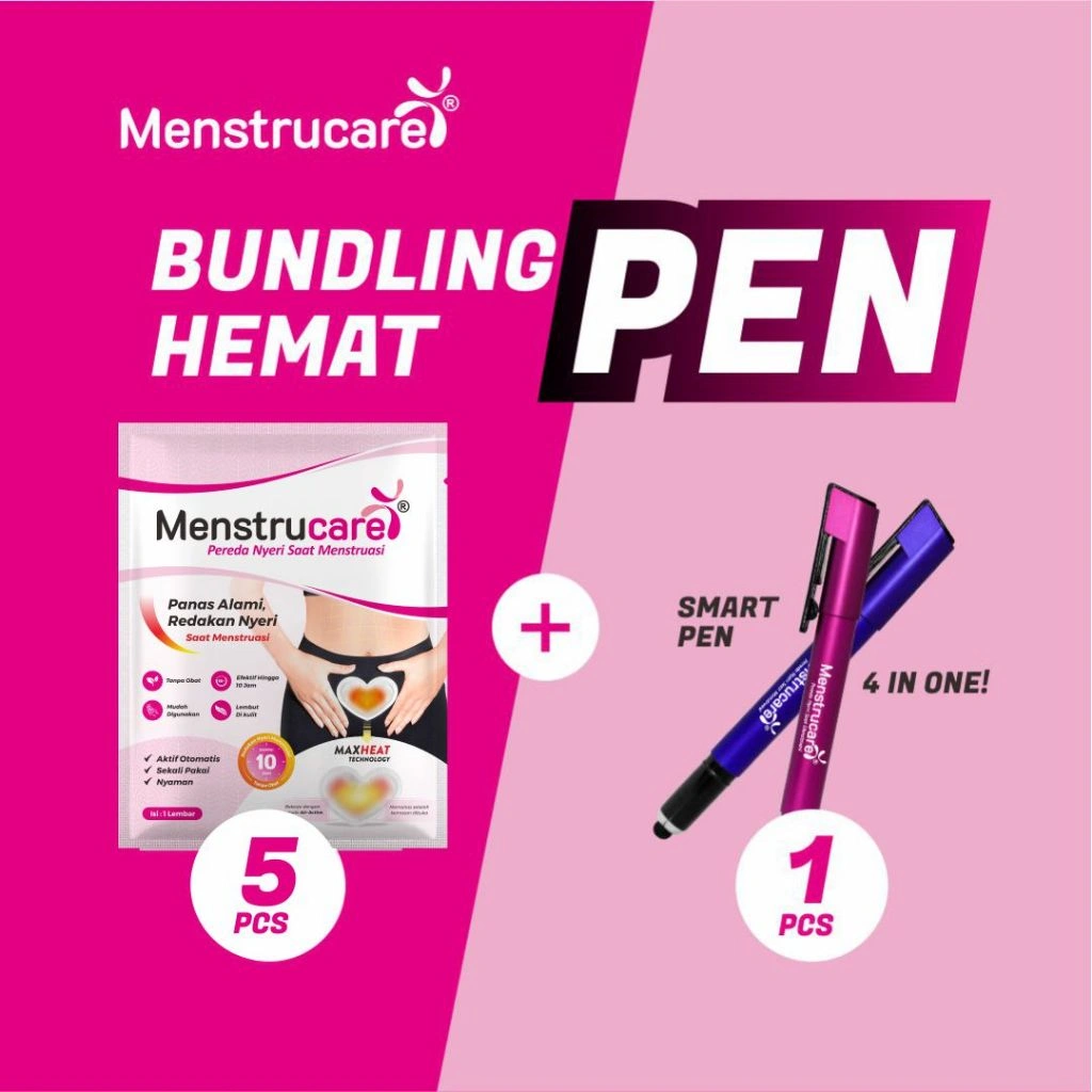 BUNDLING 10 Pcs Menstrucare GRATIS 1 Unit Smart Pen
