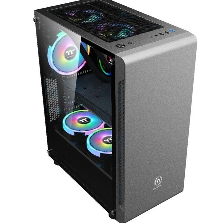 THERMALTAKE GAMING CASING COMPUTER K1 RGB ATX SIDE VIEW ALUMINIUM FULL