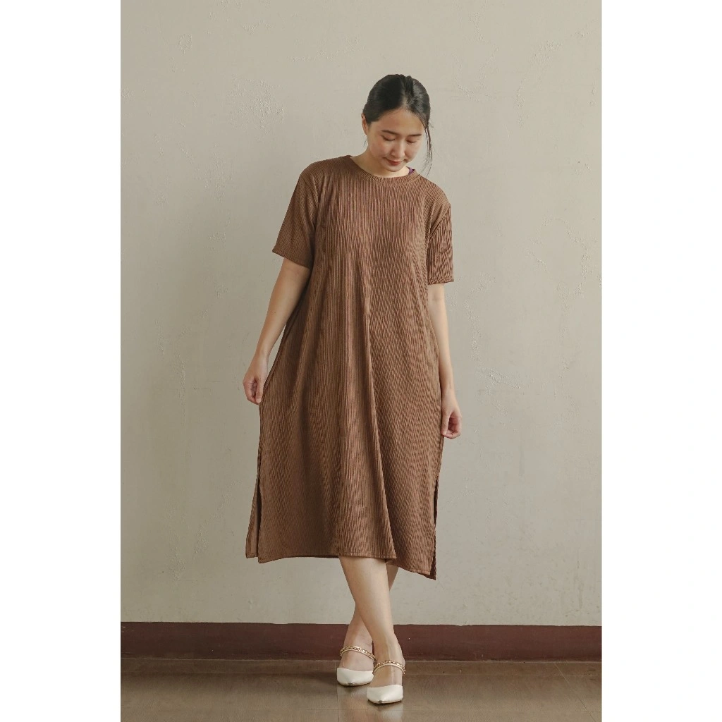 WBR Everyday Knit Dress | Dress Midi Wanita