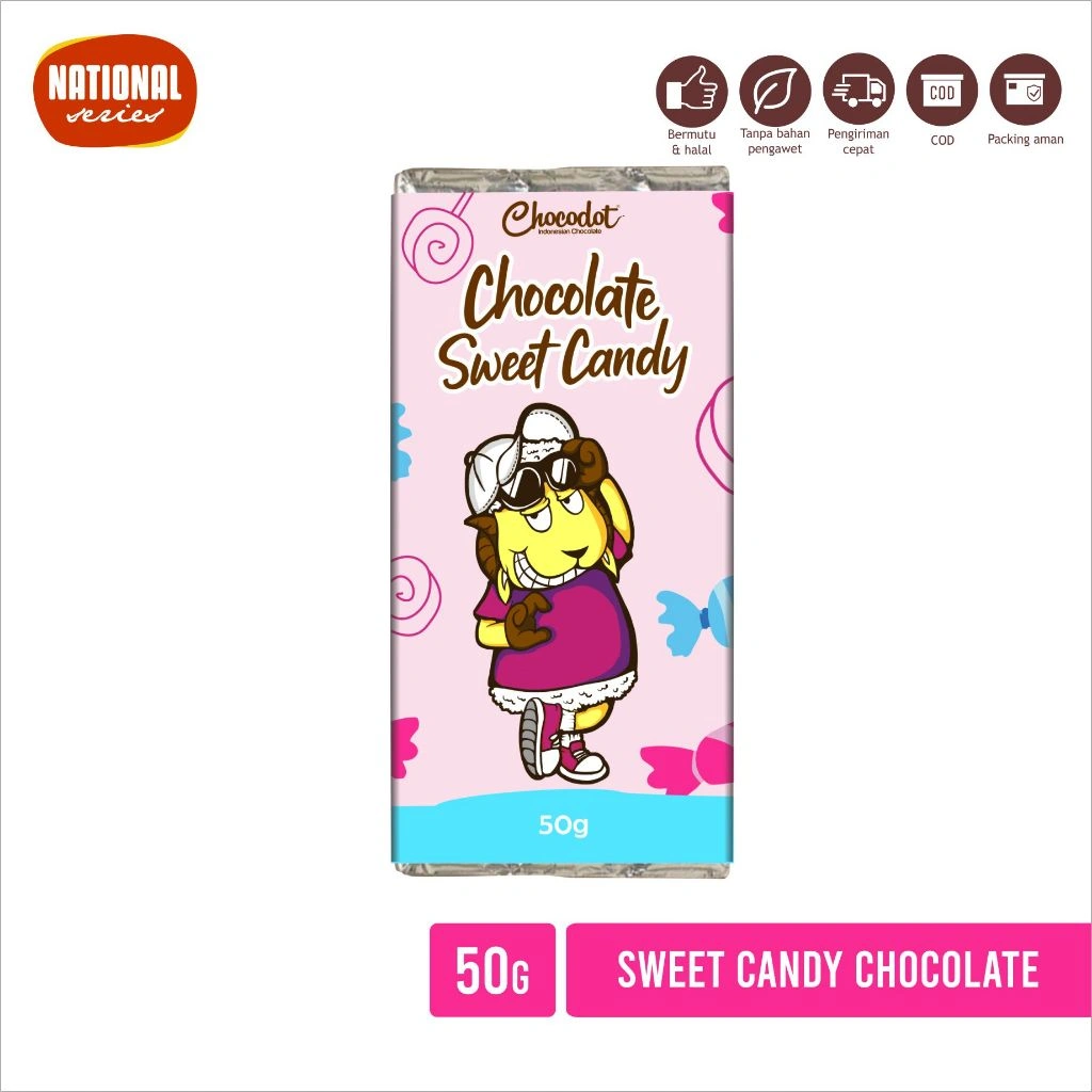 Coklat Chocodot Dombi Series Sweet Candy 50g