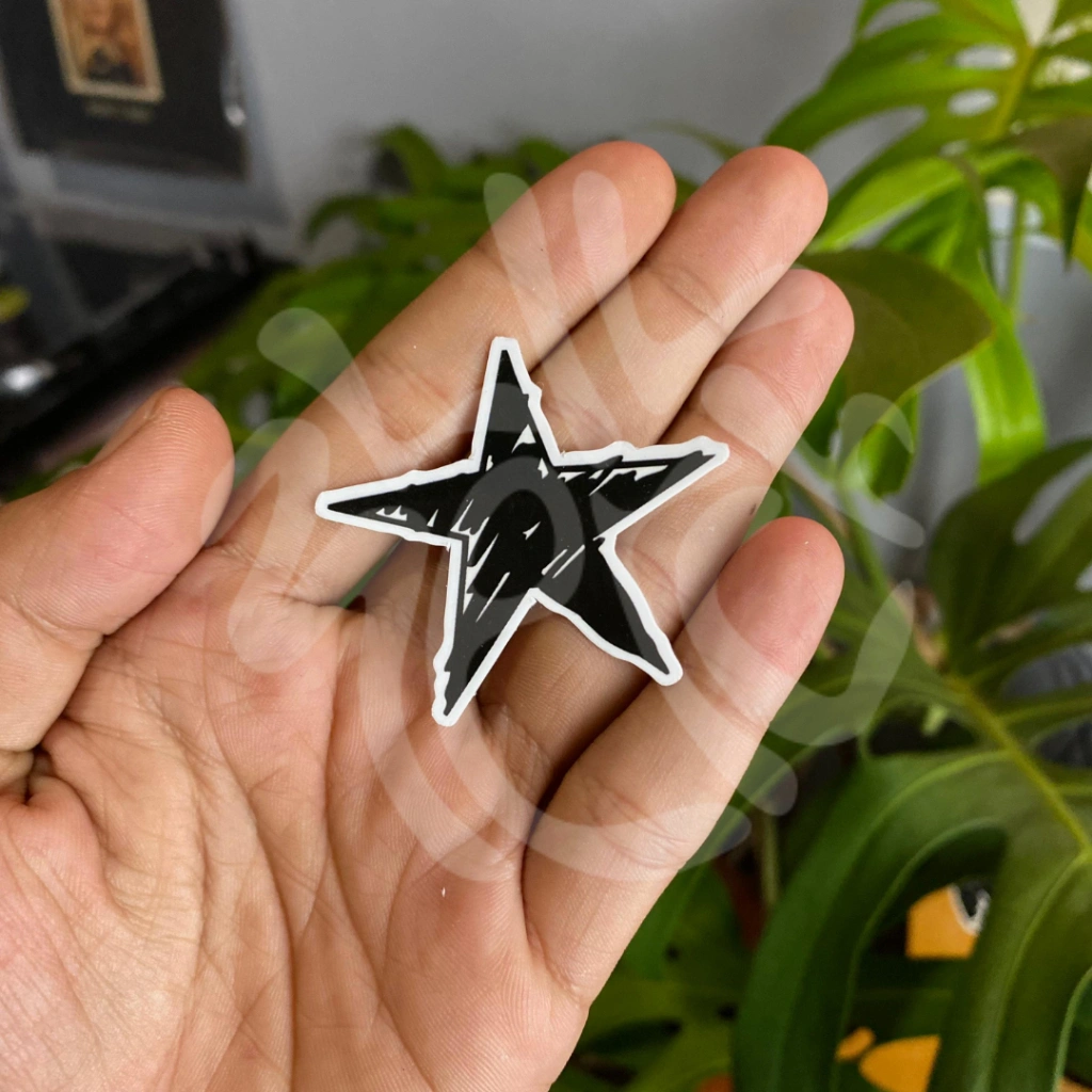 stiker bintang / sticker / aesthetic sticker / sticker tumblr / aesthetic sticker / stiker hp / stiker laptop / stiker helm / stiker satuan / stiker tahan air / sticker pack