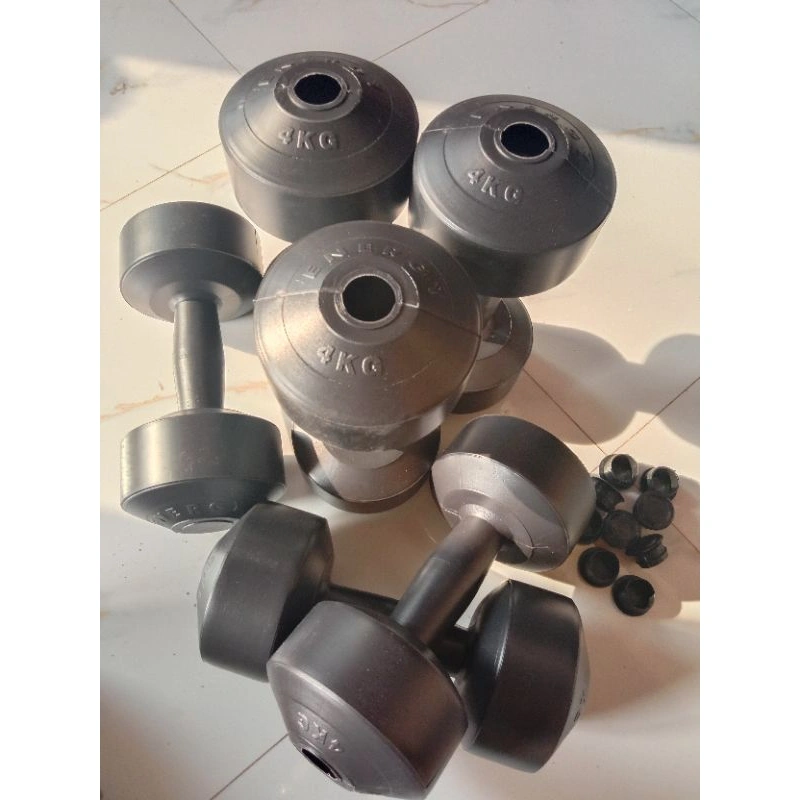 barbel/Dumbell 4kg kosongan tanpa isi (2pcs)