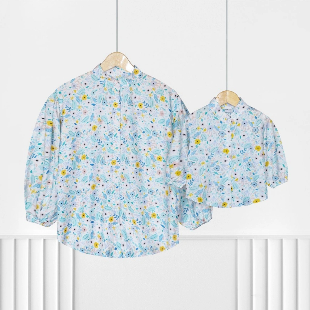 OWLET -  BLOUSE RAYON OVERSIZE/COUPLE IBU DAN ANAK/BLOUSE OVERSIZE COUPLE/ATASAN OVERSIZE/ATASAN RAYON