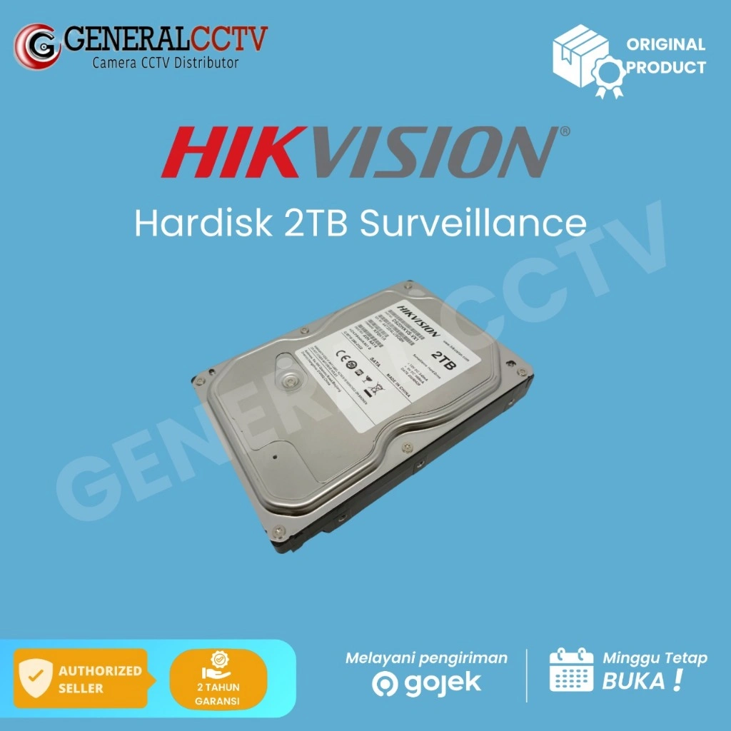 Hardisk Cctv Hikvision Surveilance DS20HKVS-VX1 2TB Garansi Resmi 3 Tahun