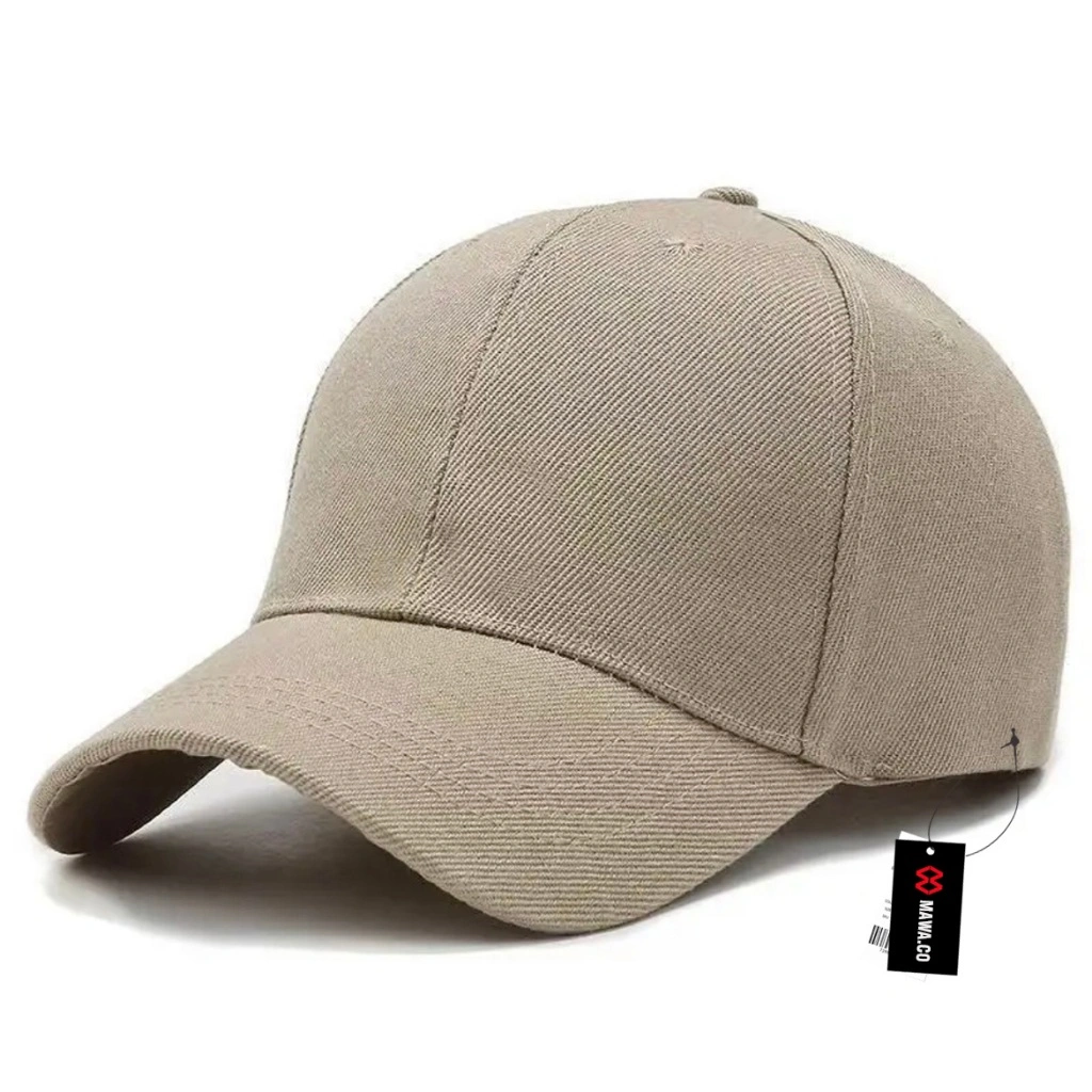Mawa.co - Topi Baseball Cap Polos Cream Unisex