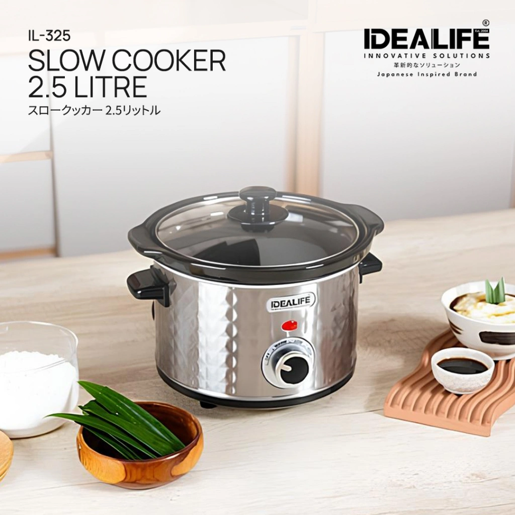 IDEALIFE - Slow Cooker (2.5Litre) - IL-325