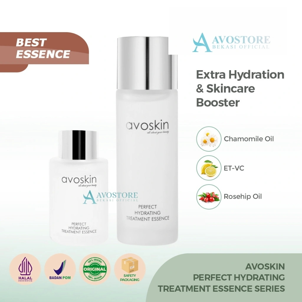 Avoskin Perfect Hydrating Treatment Essence 100ML dan 30ML / Hydrating, Mencerahkan Avoskin