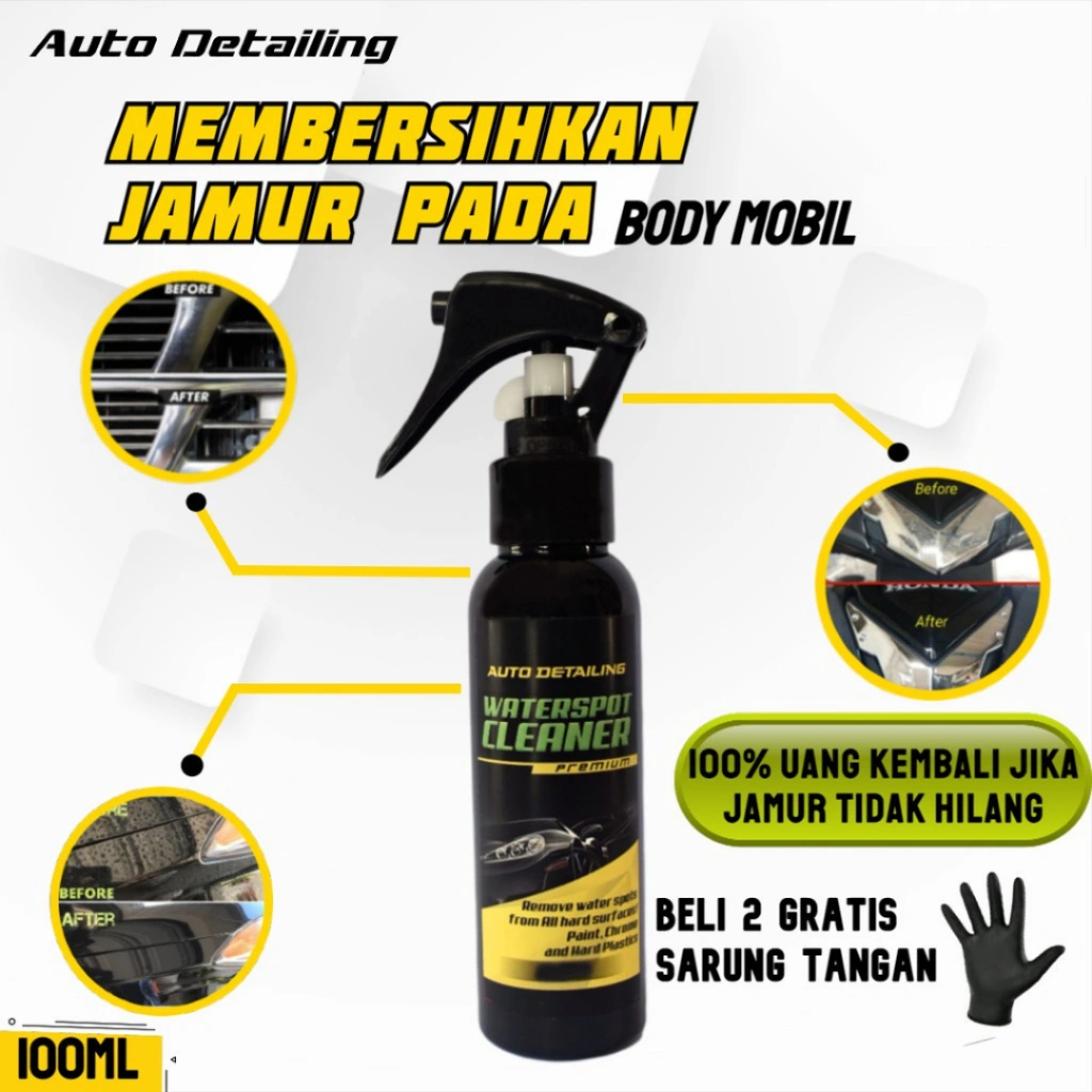 Pembersih Jamur Body Mobil / Pembersih Jamur / Waterspot Remover
