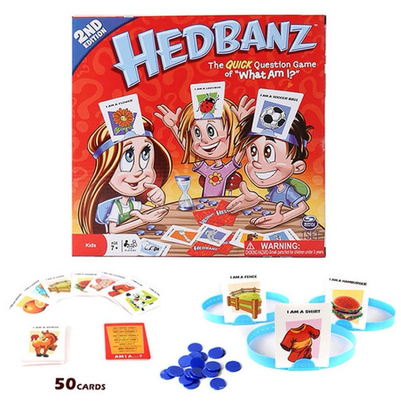 Hedbanz Game/Mainan Edukasi Anak/Guessing Game/Education Toys/Family Game/Kids Toys/Party Game