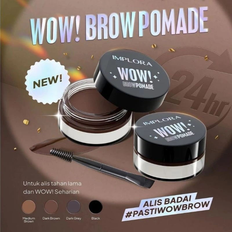 IMPLORA WOW! Brow Pomade Cream | Eyebrow Alis