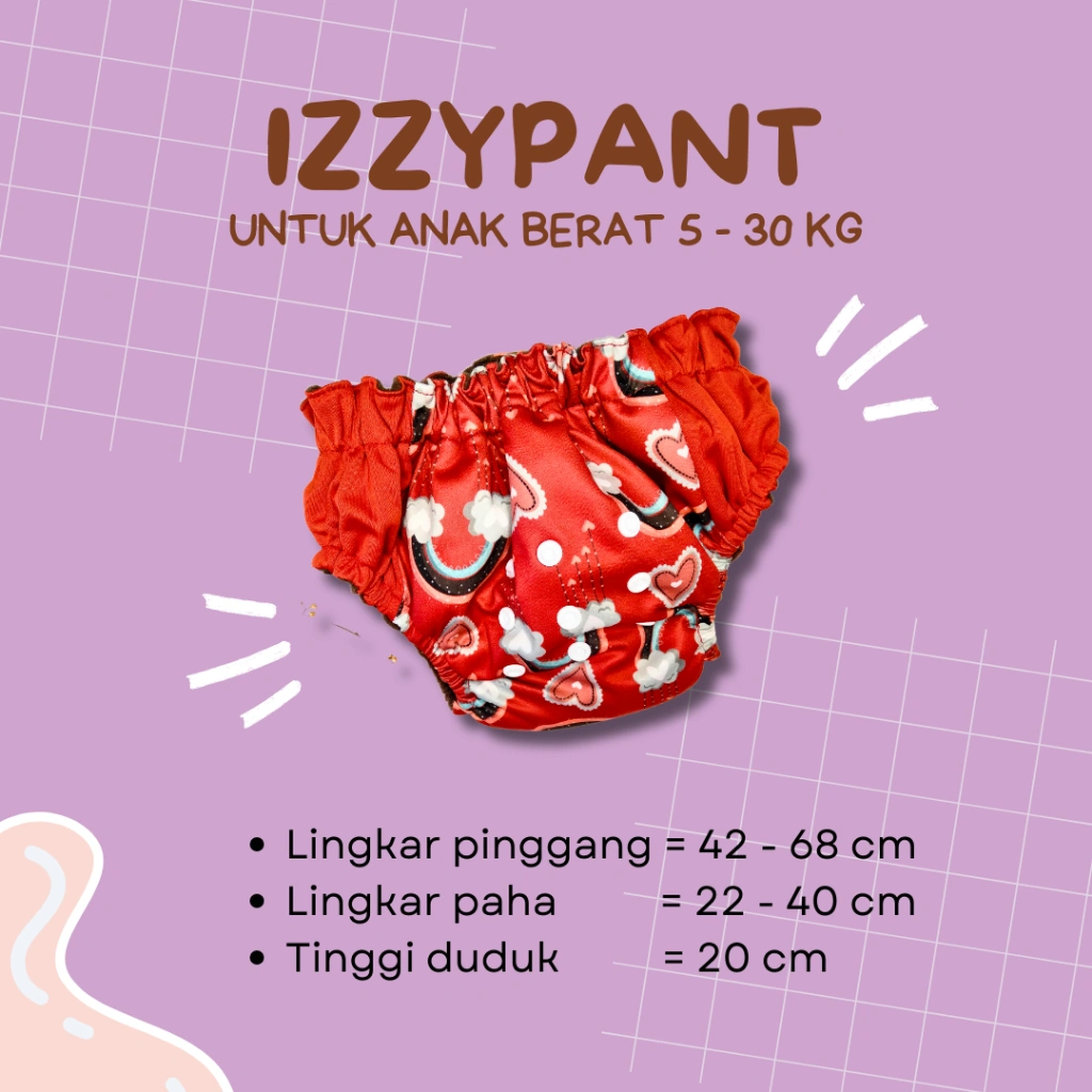 CLODI BAYI AIO MODEL CELANA KLODIZ IZZYPANT-NEW