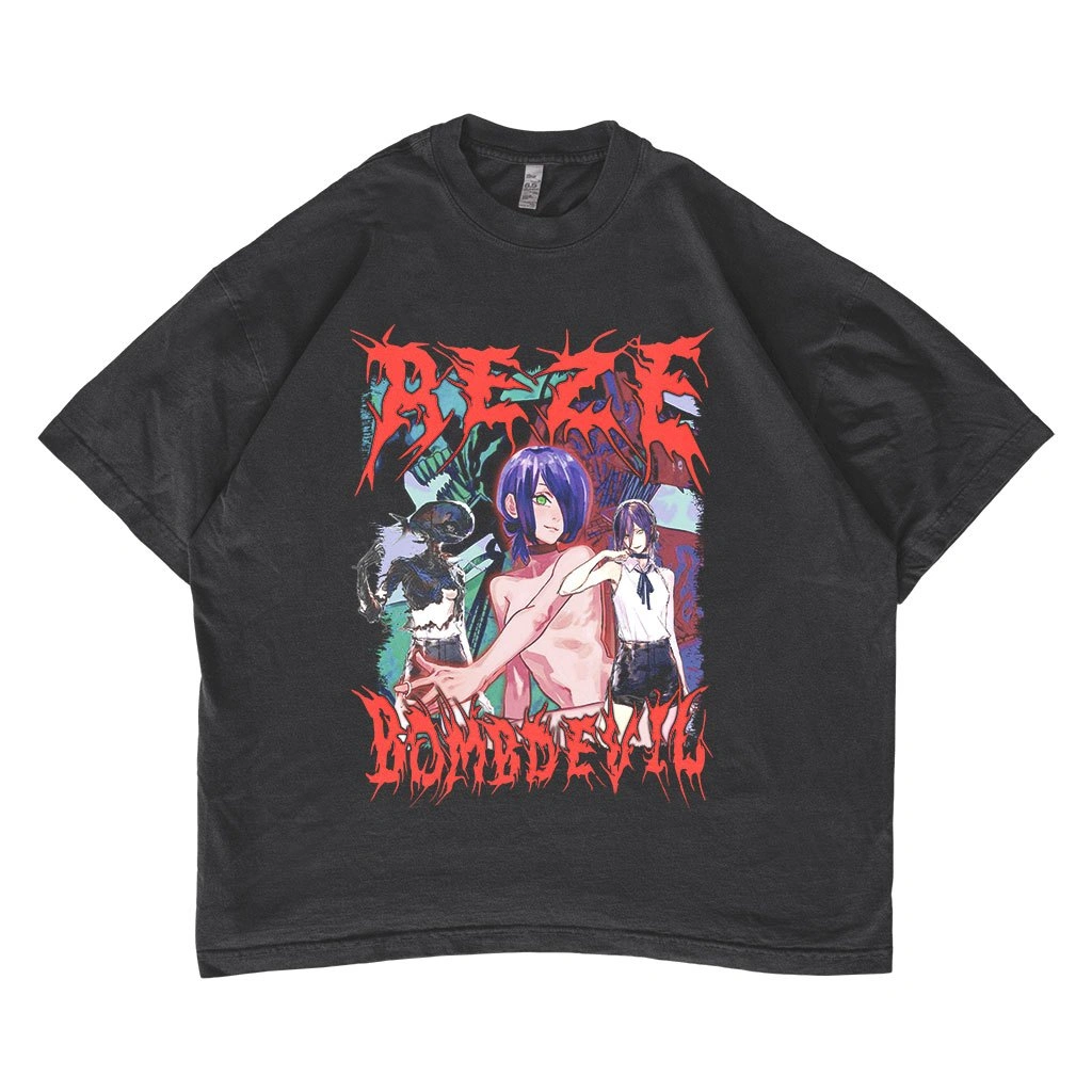 Reze Chainsaw Man Oversized T-shirt Anime #15
