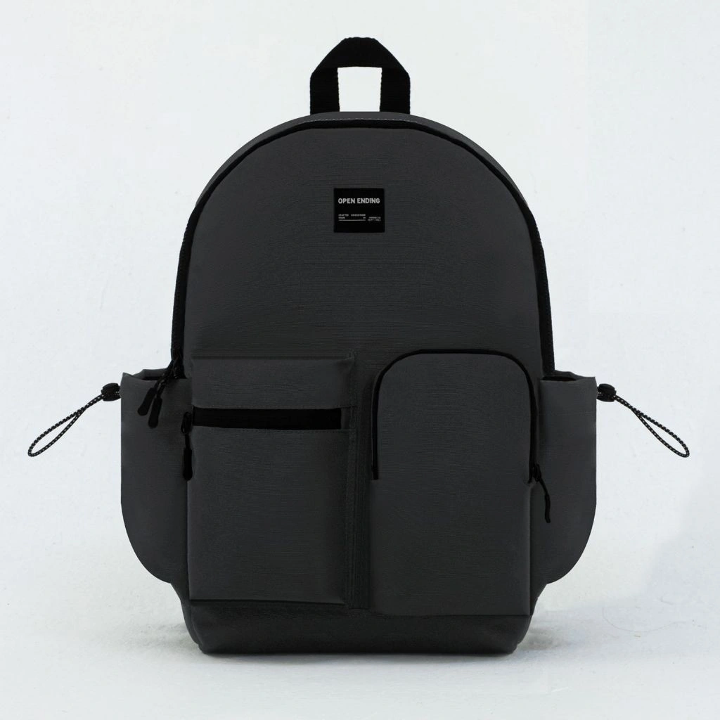 Open Ending Tas Ransel Sekolah Daily Backpack Pria Wanita Laptop With 5 Compartments [BP.12]