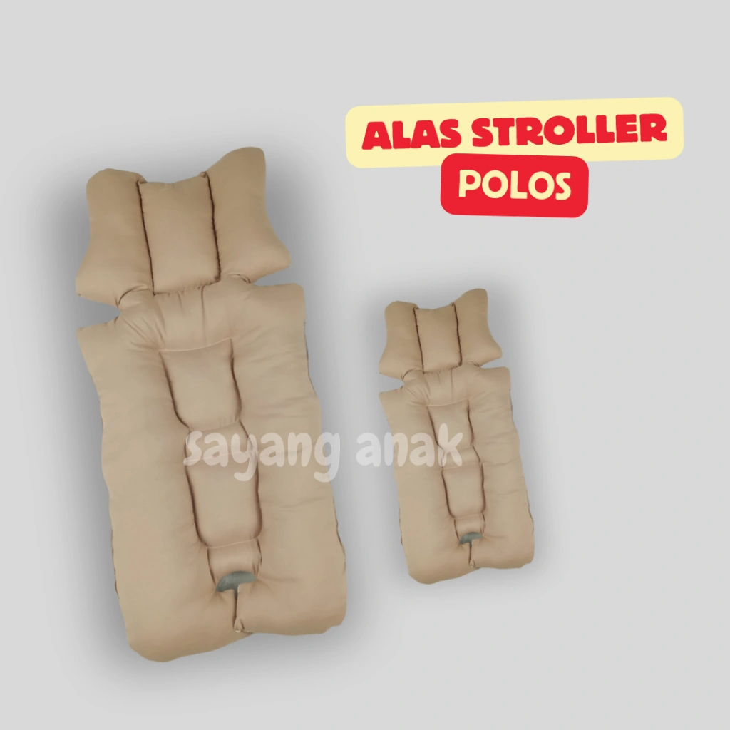 Alas Stroller Bayi Polos - Empuk,Adem,Bahan Lembut Polymicro Universal