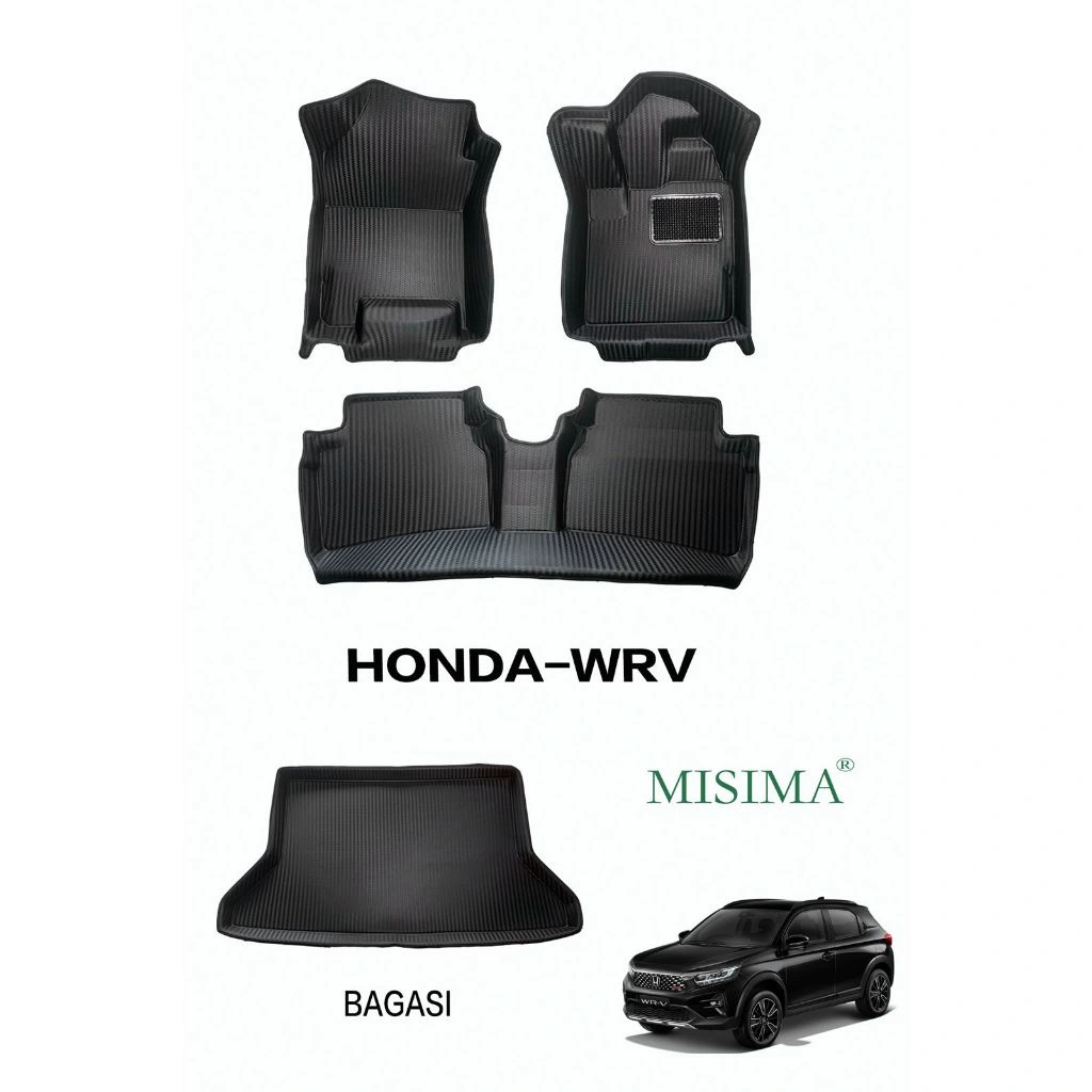 MISIMA Karpet 5D Honda WRV High Quality - Anti Slip, Tahan Air & Mudah Dibersihkan