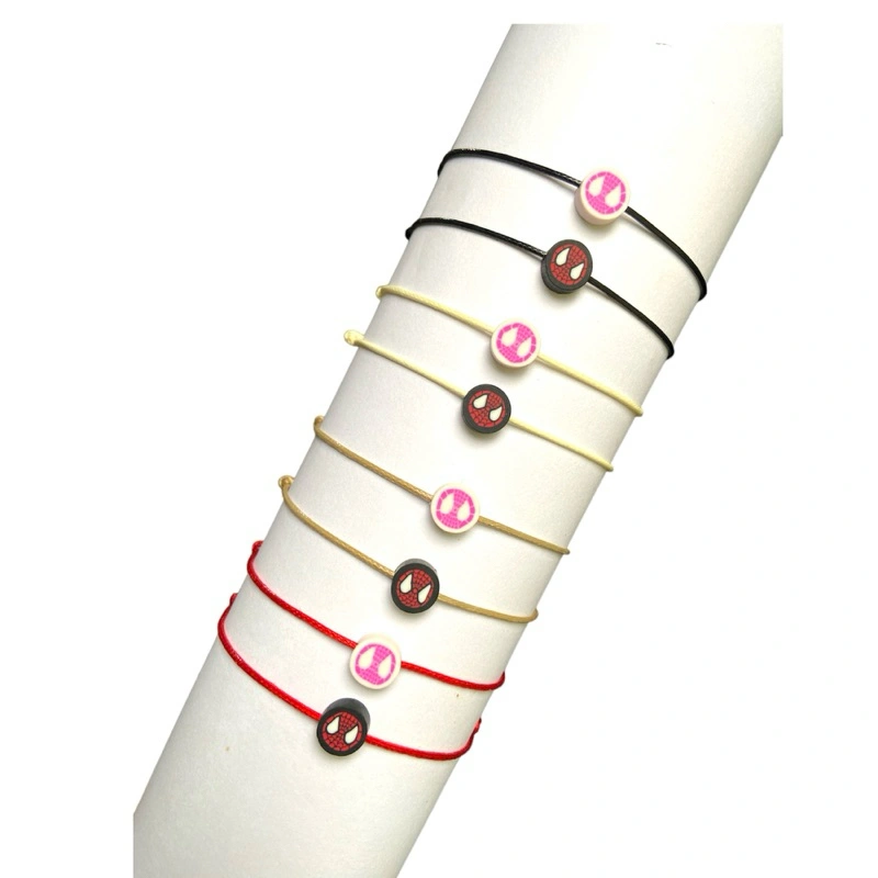 2pcs Gelang couple Spiderman miles dan gwen